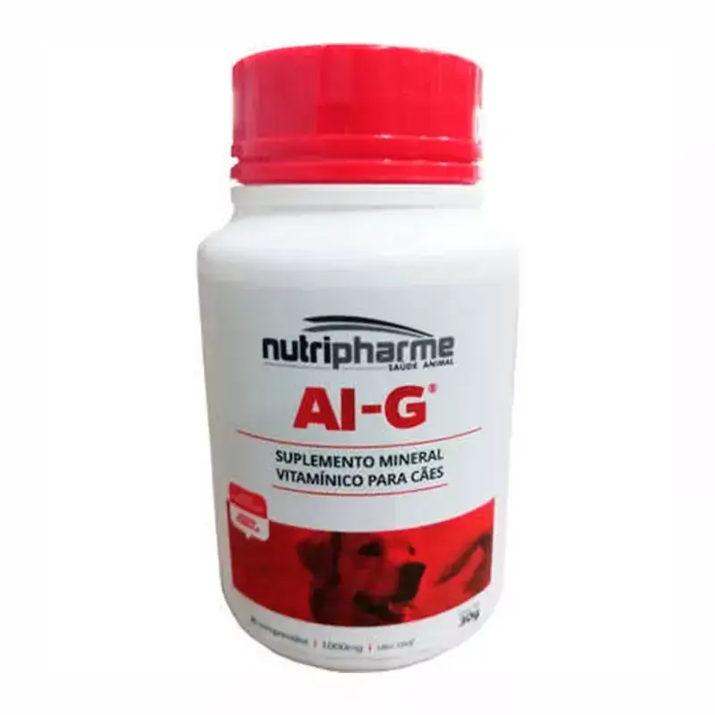 Supl. Mineral Vitamínico Cães AI-G Nutripharme - 60 Comprimidos