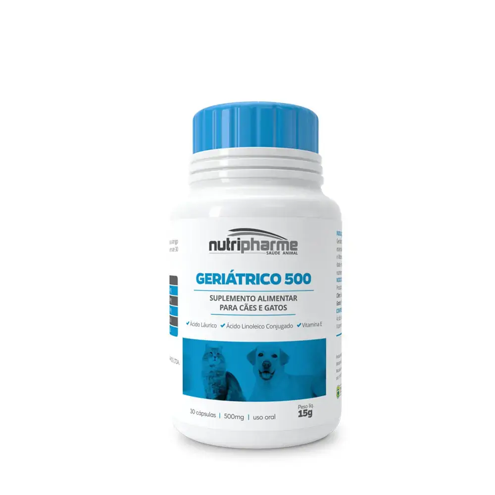 Geriátrico Nutripharme 500mg Com 30 Comprimidos