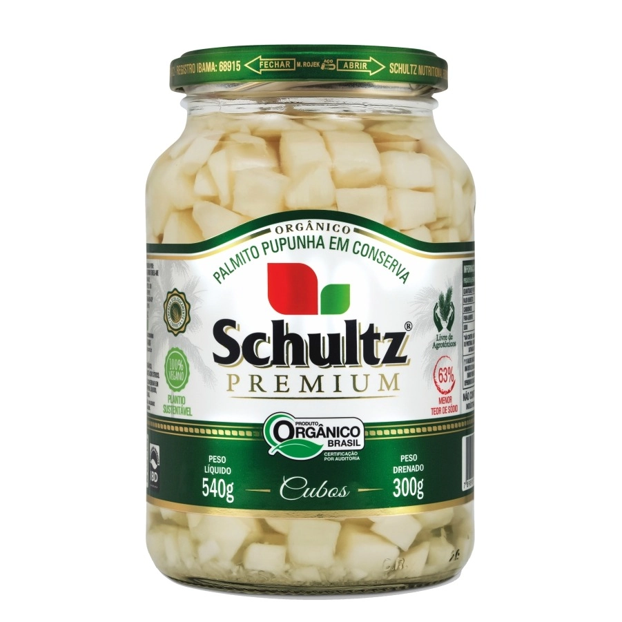 Palmito Pup Org Schultz Cubos Vd 300g