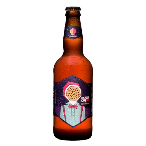 Cerveja Invicta Frut Maracujipa Garrafa 500ml