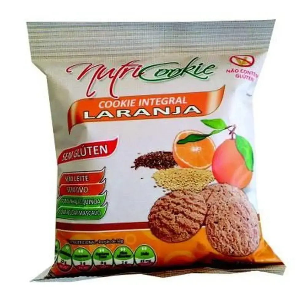 Cookie Integral Nutricookie De Laranja Sem Glúten, Sem
