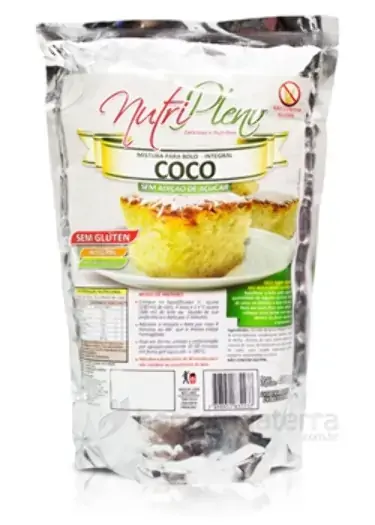 Mistura Para Bolo Integral Coco Nutri Pleno 400g