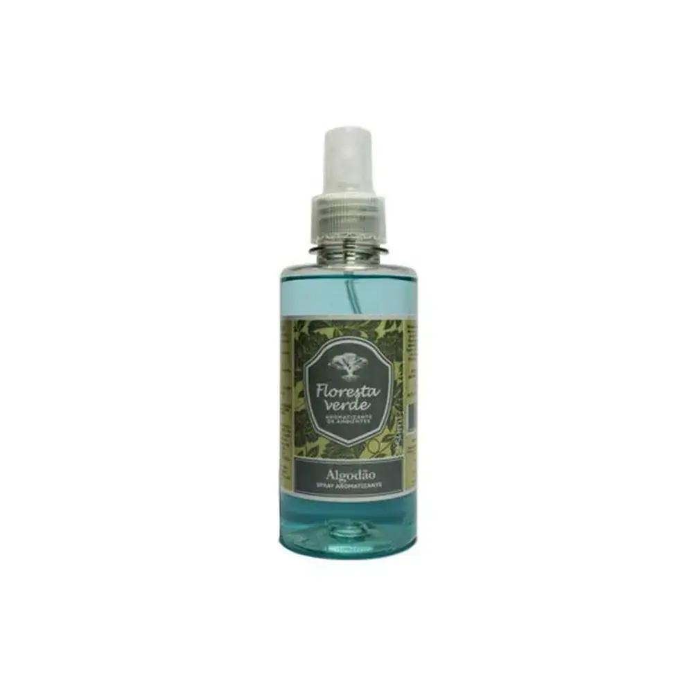 Spray Aromatizador De Ambiente Algodao 250ml Floresta Verde
