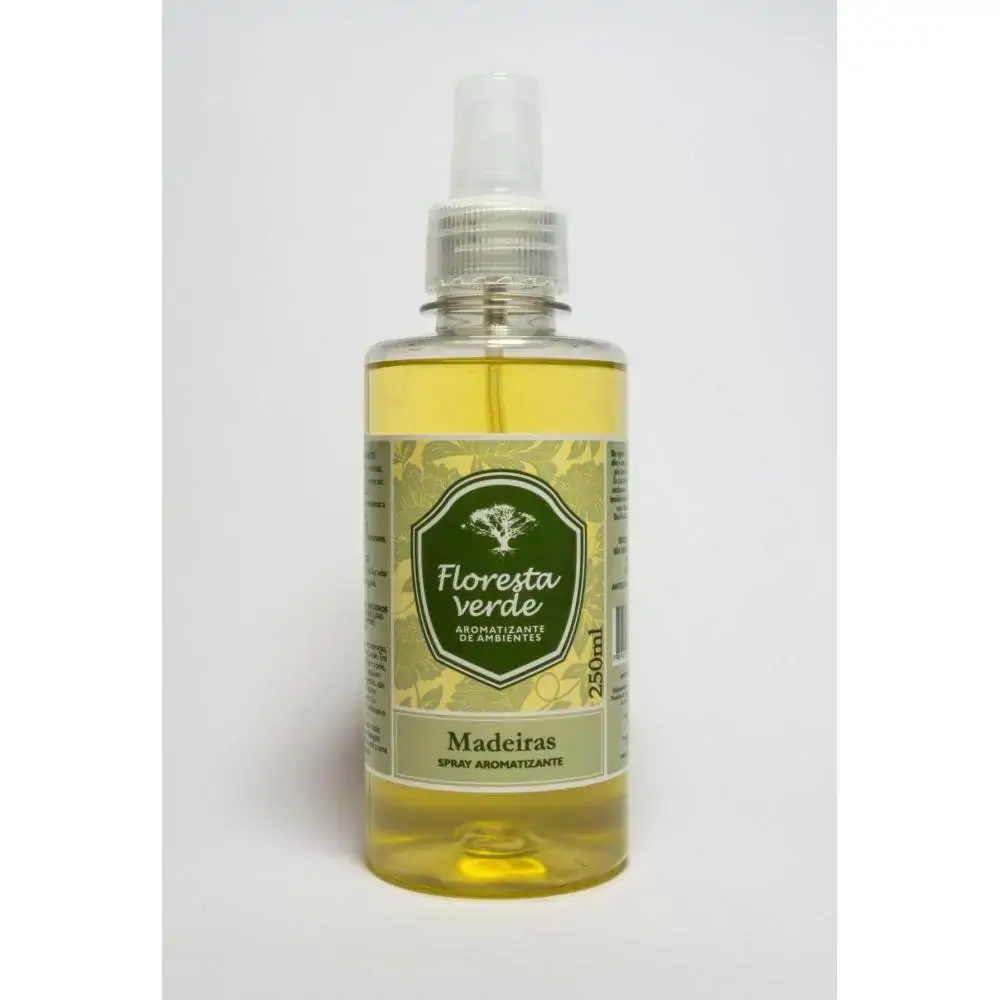 Spray Aromatizador De Ambiente Madeiras 250ml Floresta Verde