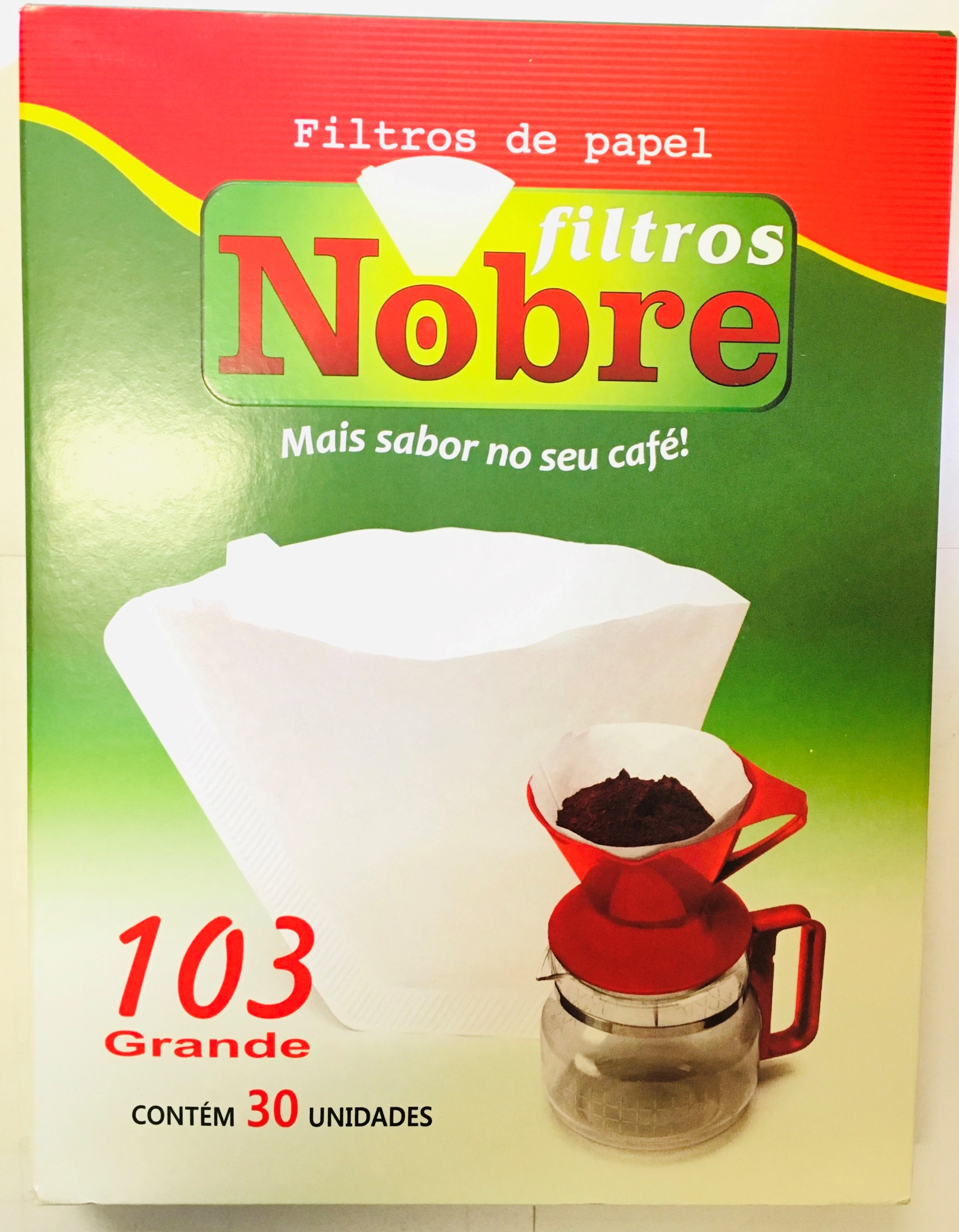 Filtro Papel Filtros Nobre 103 C/30