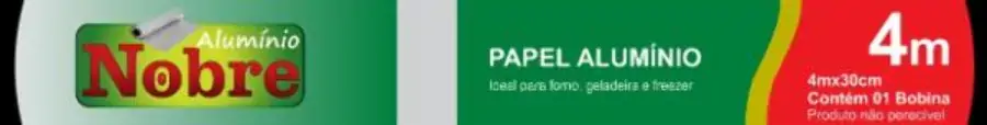 Papel Aluminio Nobre 4mx30cm