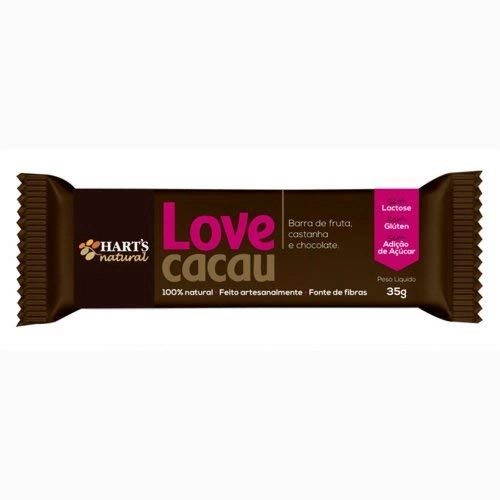 Barra Fruta Love Cacau 35g Harts Natural