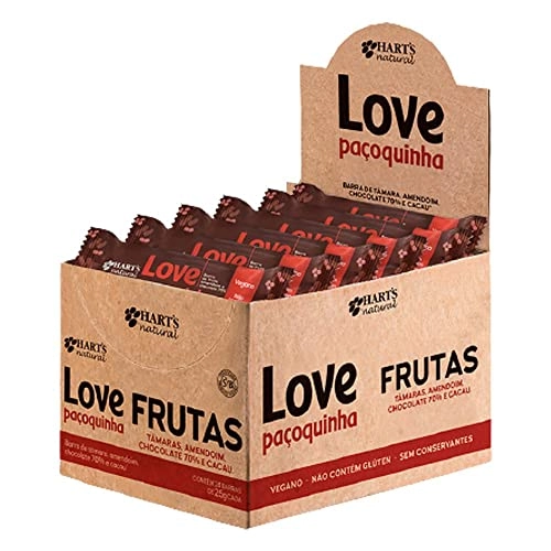 Harts Love Pacoquinha Barra De Amendoim Dp24x35 Primavera Diet Distribuidora