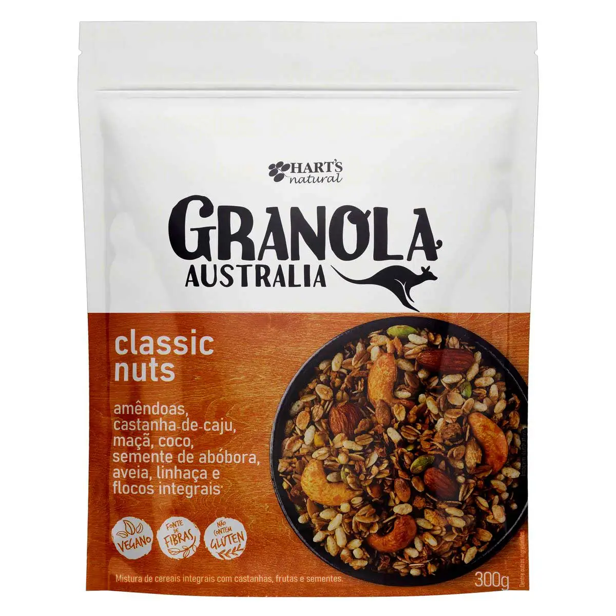 Granola Classic Nuts Hart's Natural Austrália 300g