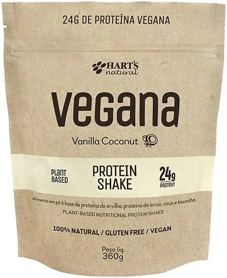 Harts Protein Shake Vanilla Coconut Vegana 360g
