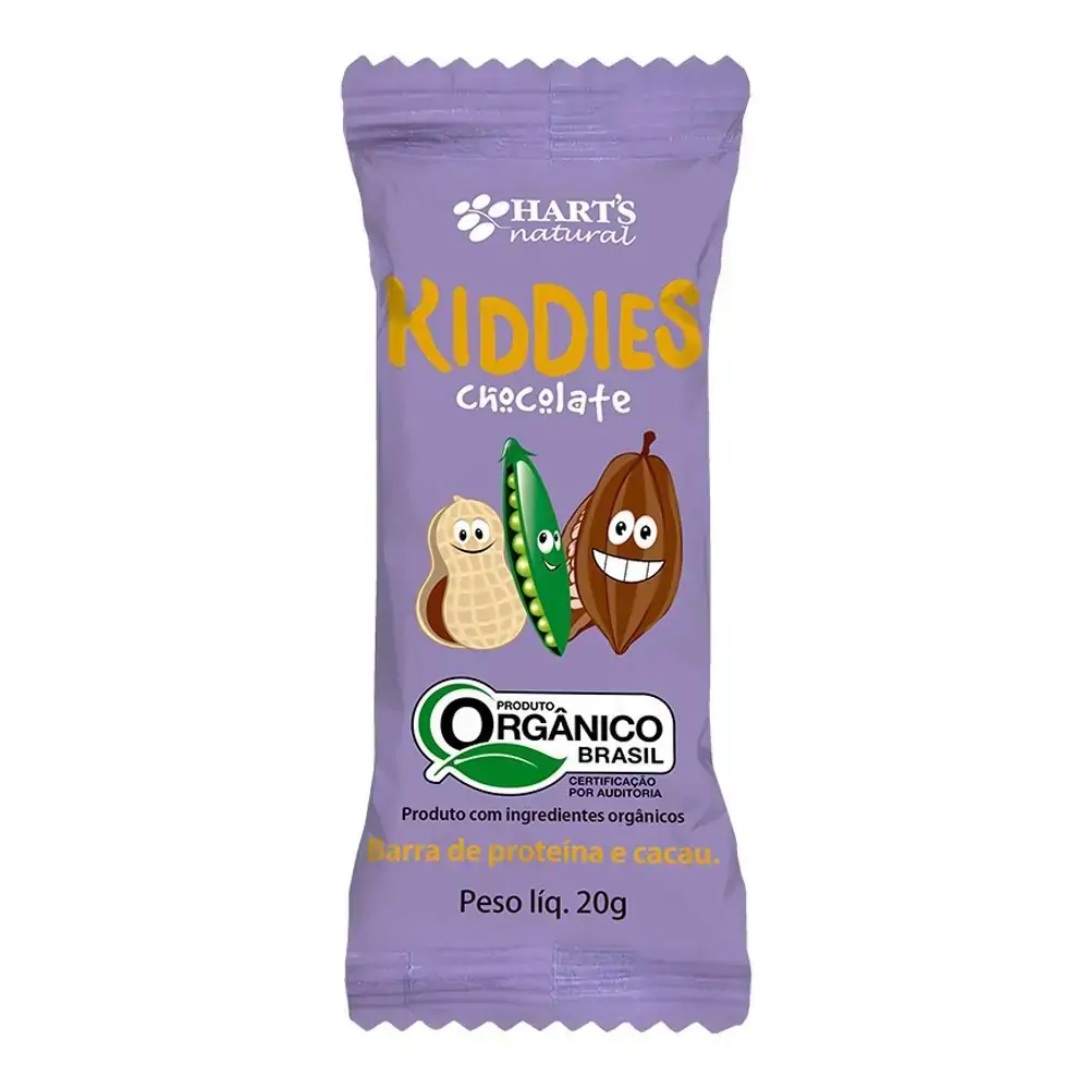 Bar Proteina Chocolate Org Harts Kiddies 20g