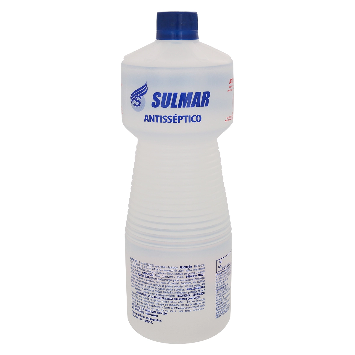 Alcool Liq 70 Sulmar 1lt Uso Hospitalar