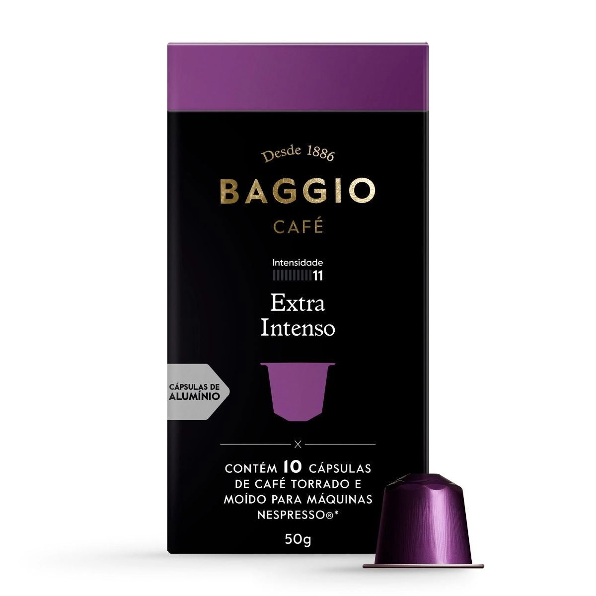 Cápsulas de Café BAGGIO Extra Intenso com 10 Unidades