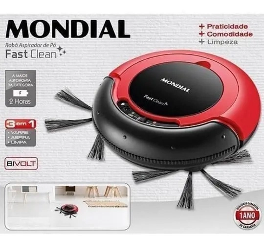 Aspirador Robo Rb 01 Bivolt Mondial