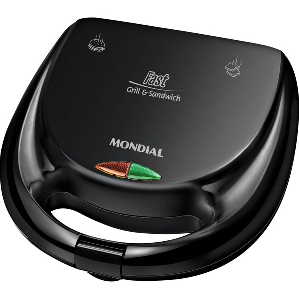 Grill/sanduicheira Mondial S 12 Pt 127v