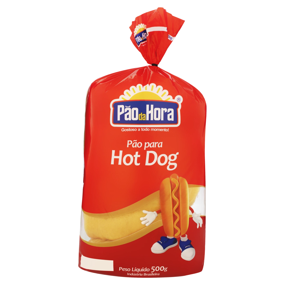 Pão Para Hot Dog Pão Da Hora Pacote 500g
