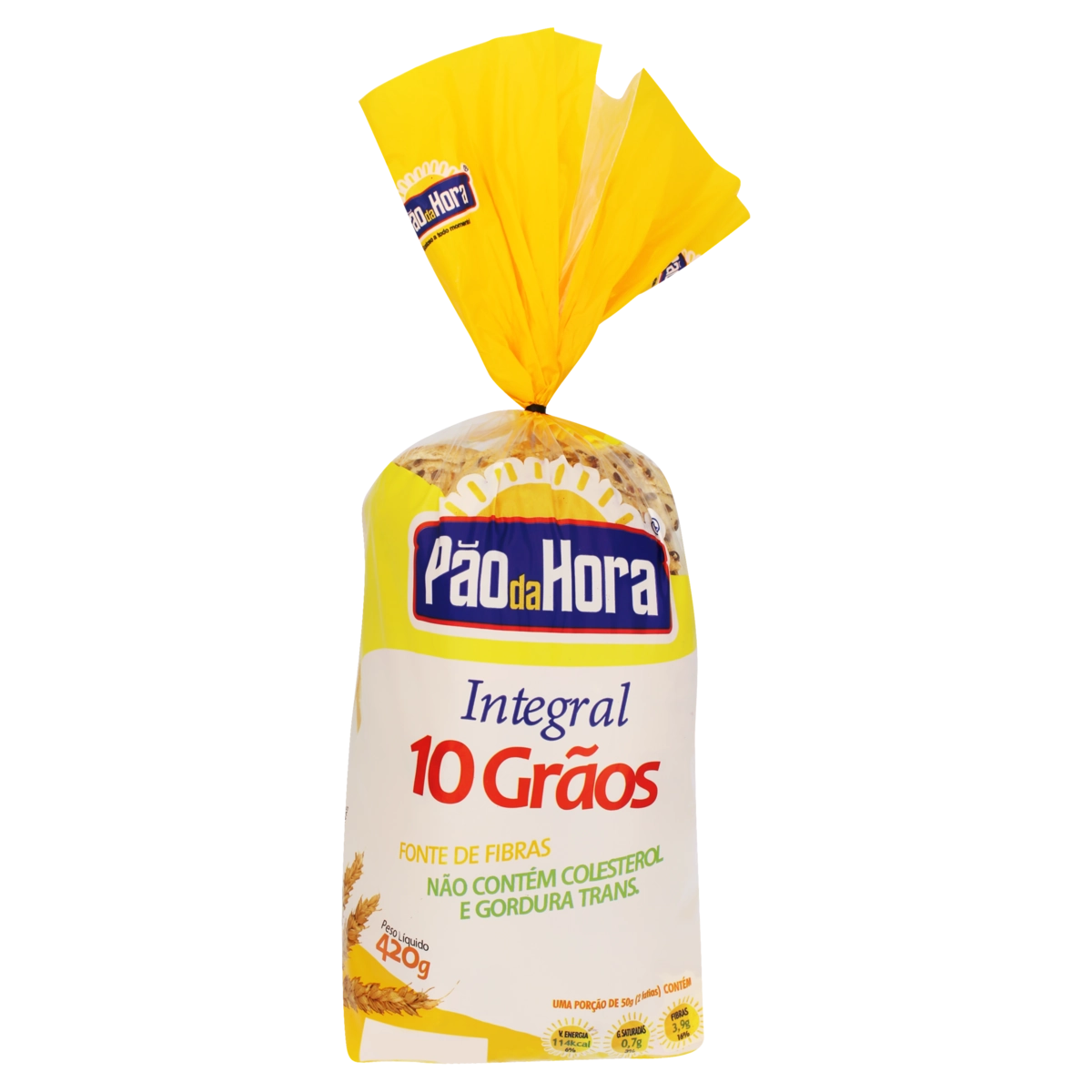 Pão Integral 10 Grãos Pão Da Hora Pacote 420g