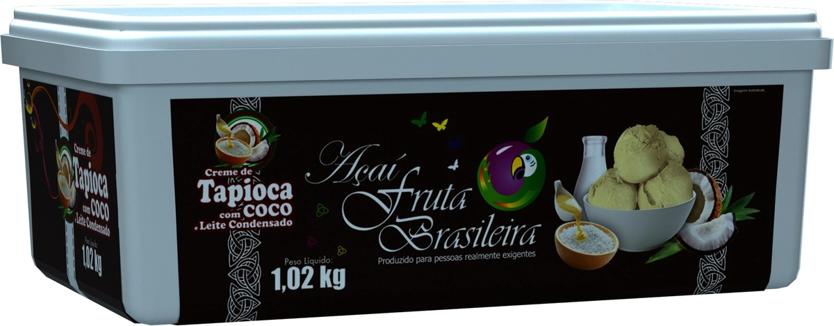 Cr Fruta Brasileira 1,02kg Tapioca C Coco