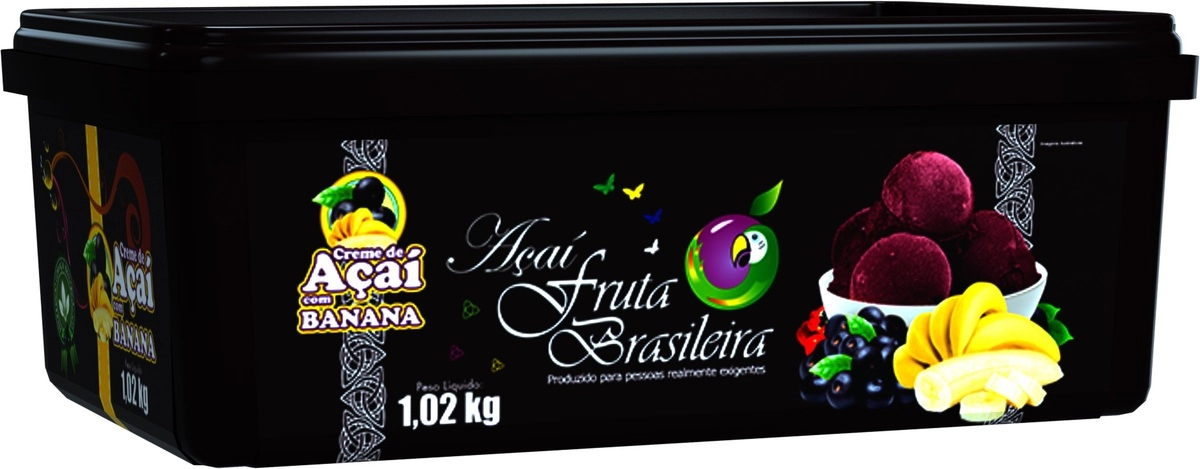 Acai Fruta Brasileira 1020ml Banana Lt