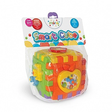 Brinquedo Smart Cube Solapa Com Som Didático 4010 Maral
