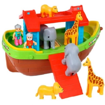Playset com Mini Figuras - Arca de Noé - Maral