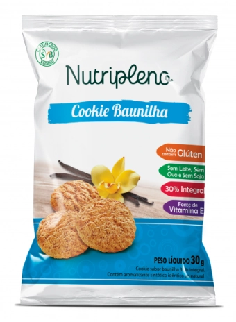Cookie Integral Nutripleno 30g Baunilha