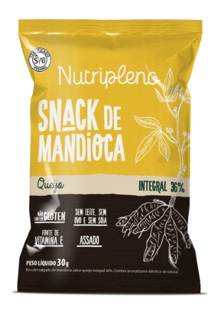 Snack De Mandioca Nutripleno 30g Queijo