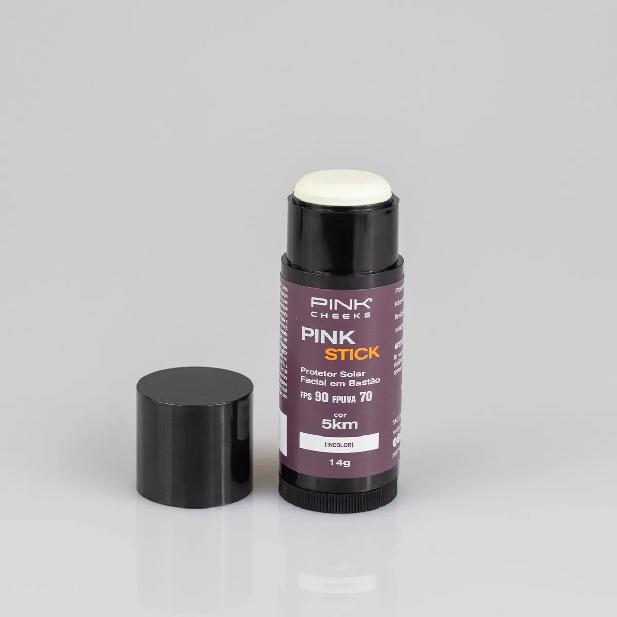 Pink Stick Pink Cheeks Protetor Solar Facial Em Bastão 5km