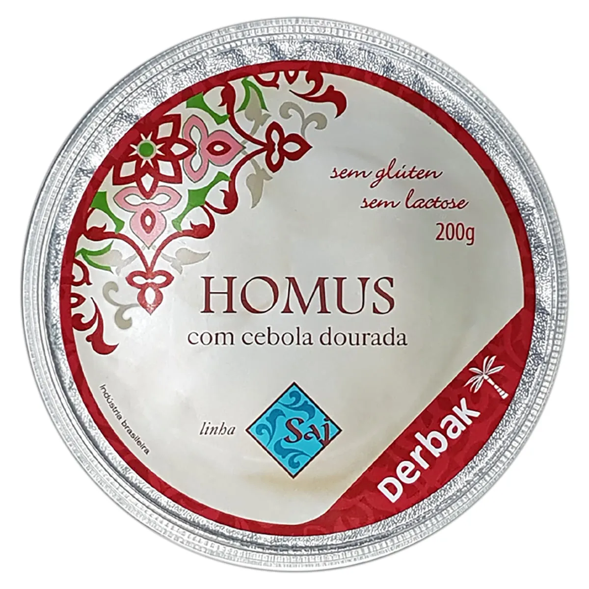 Homus com Cebola Dourada Derbak Saj Pote 200g