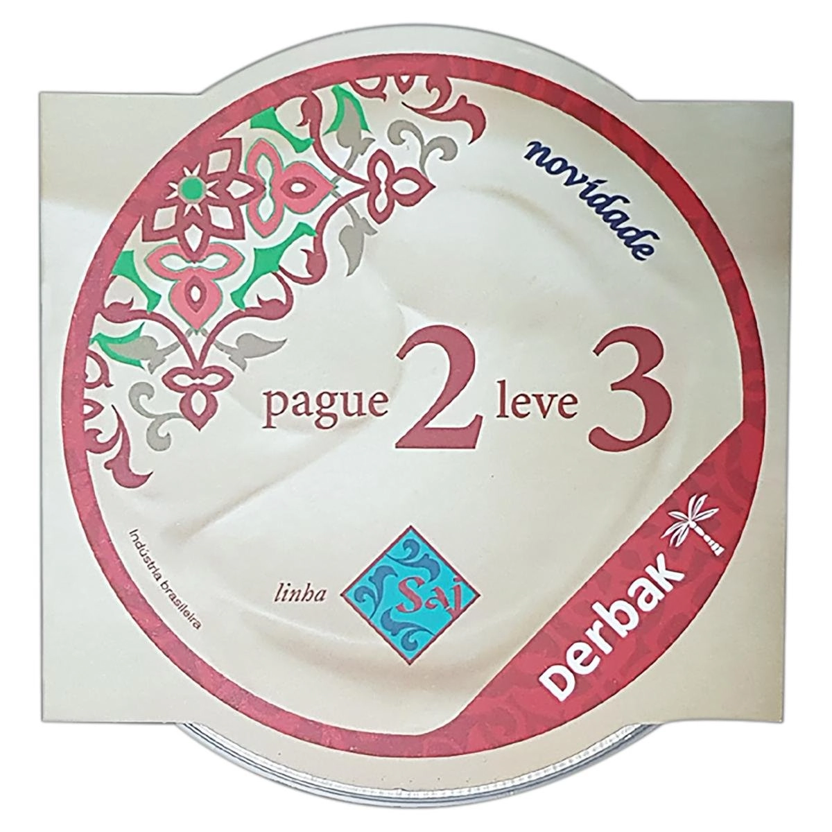 Kit Pasta Derbak Saj 600g Leve 3 Pague 2 Unidades