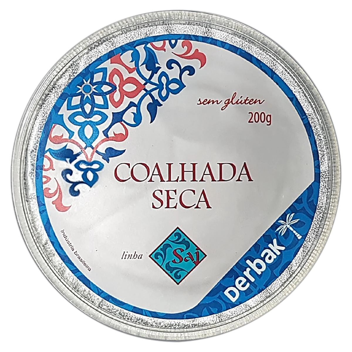 Coalhada Integral Seca Derbak Saj Pote 200g