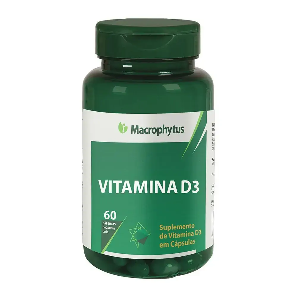 Vitamina D 60caps De 250mg Macrophytus