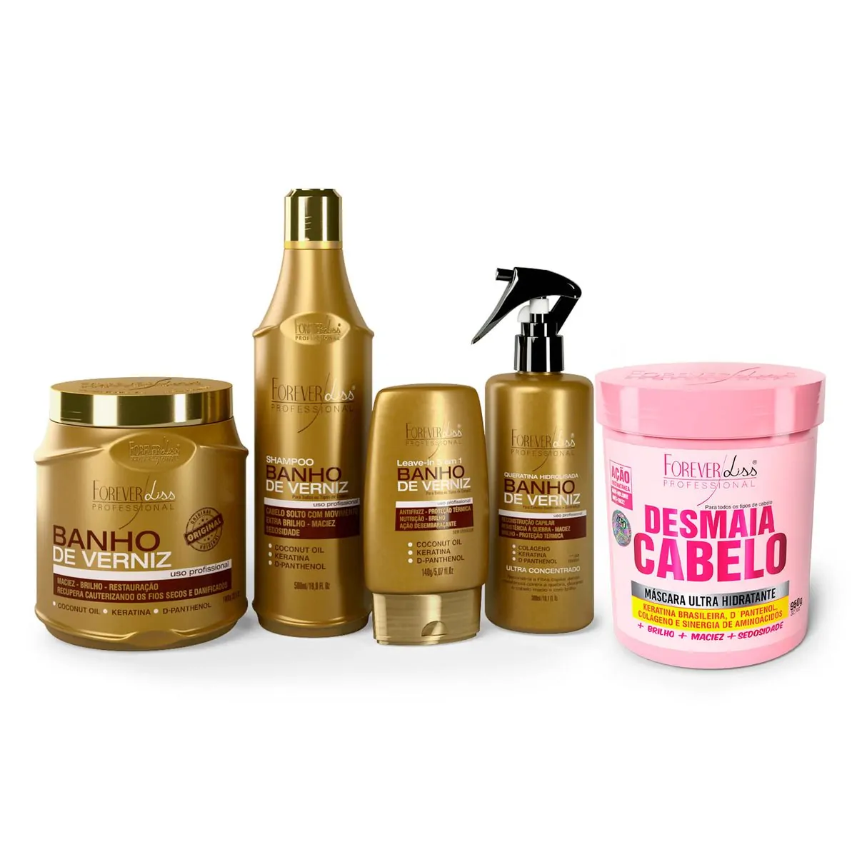 MÁSCARA BANHO DE VERNIZ FOREVER LISS 1KG
