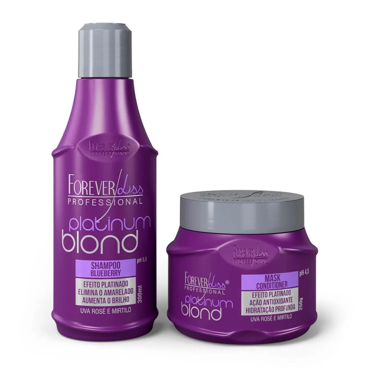 Forever Liss Platinum Blond Máscara Matizadora 250g