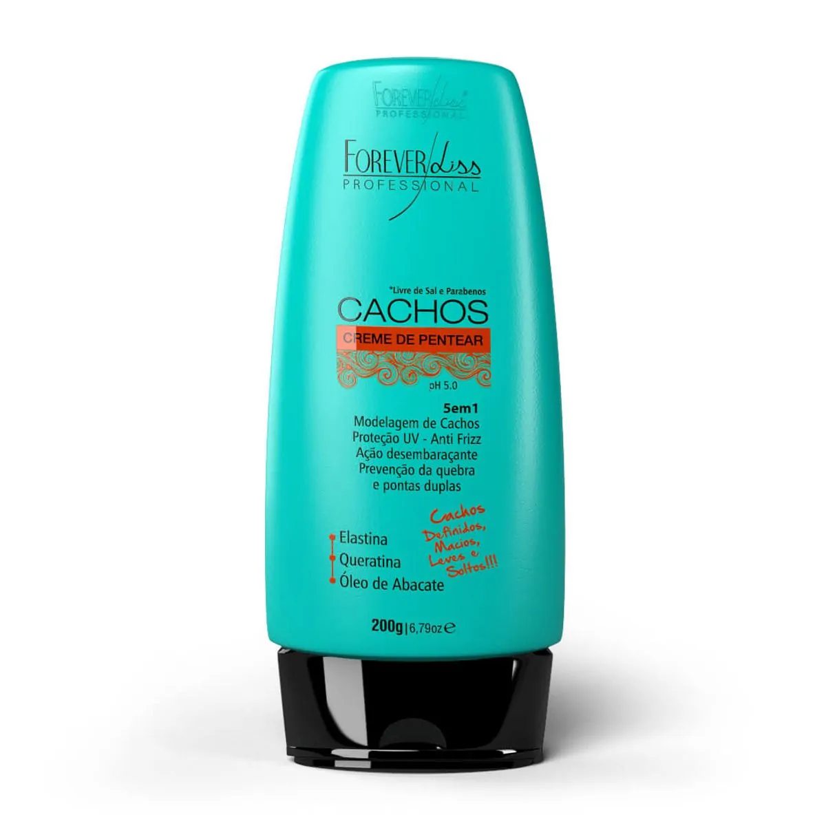 CREME DE PENTEAR CACHOS 5 EM 1 FOREVER LISS 200GR
