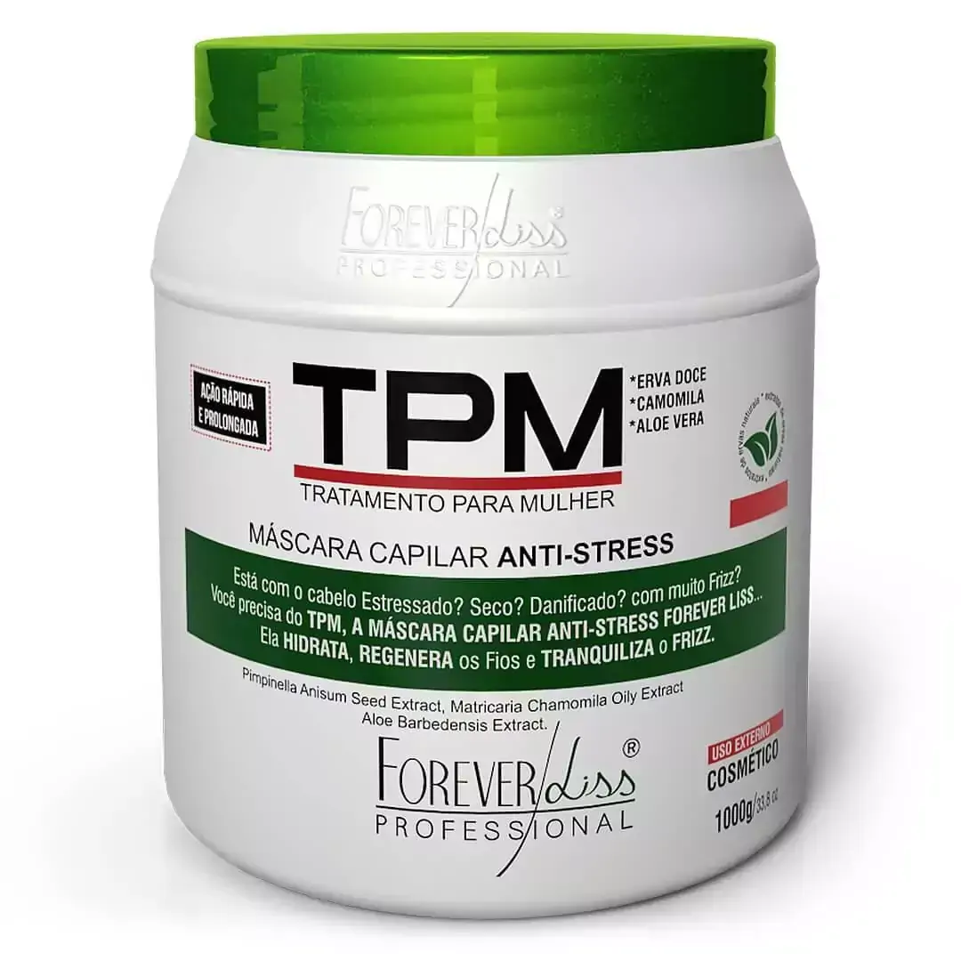 Máscara Tpm Anti Stress Forever Liss 1Kg