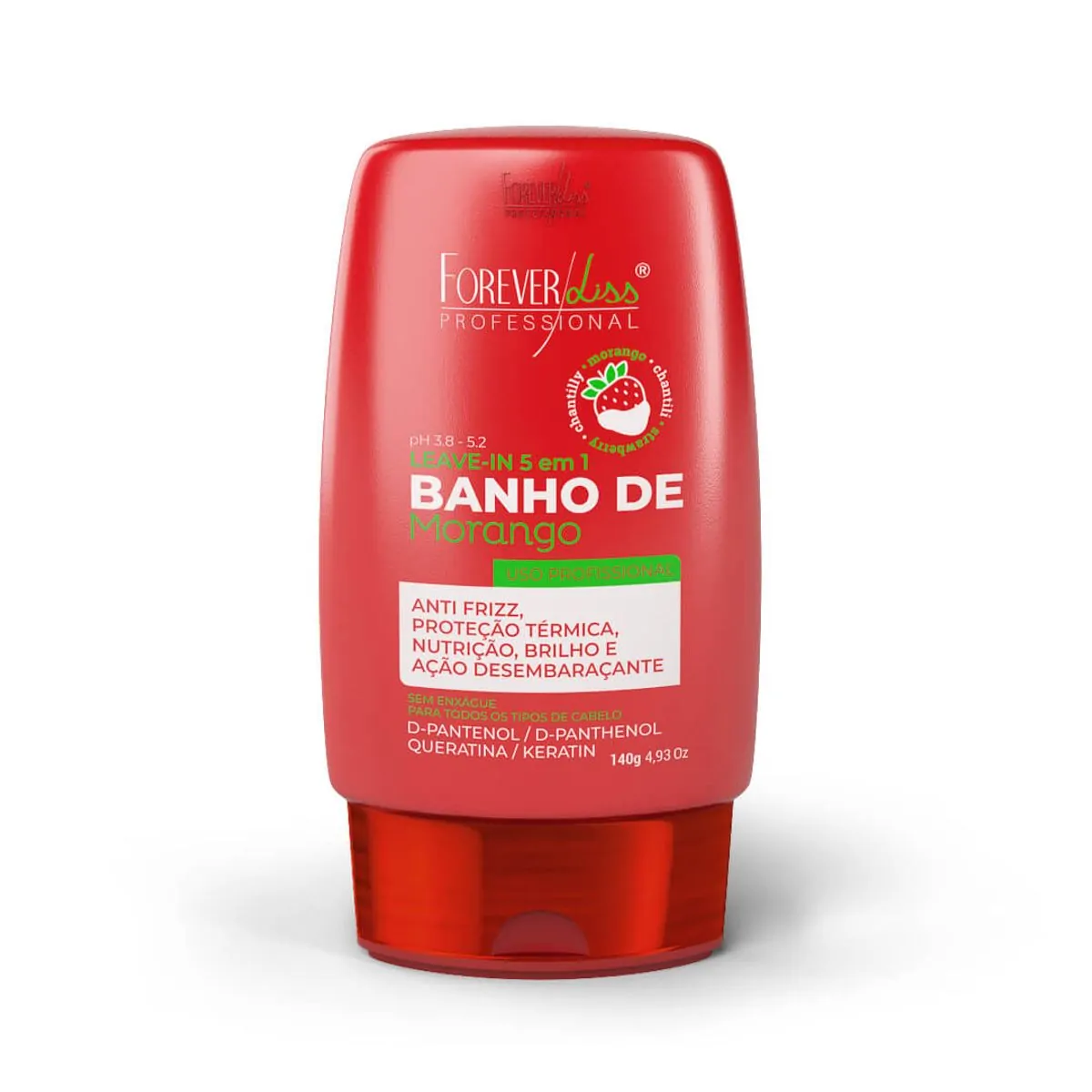 Forever Liss - Leave-in Banho de Verniz Morango 150g