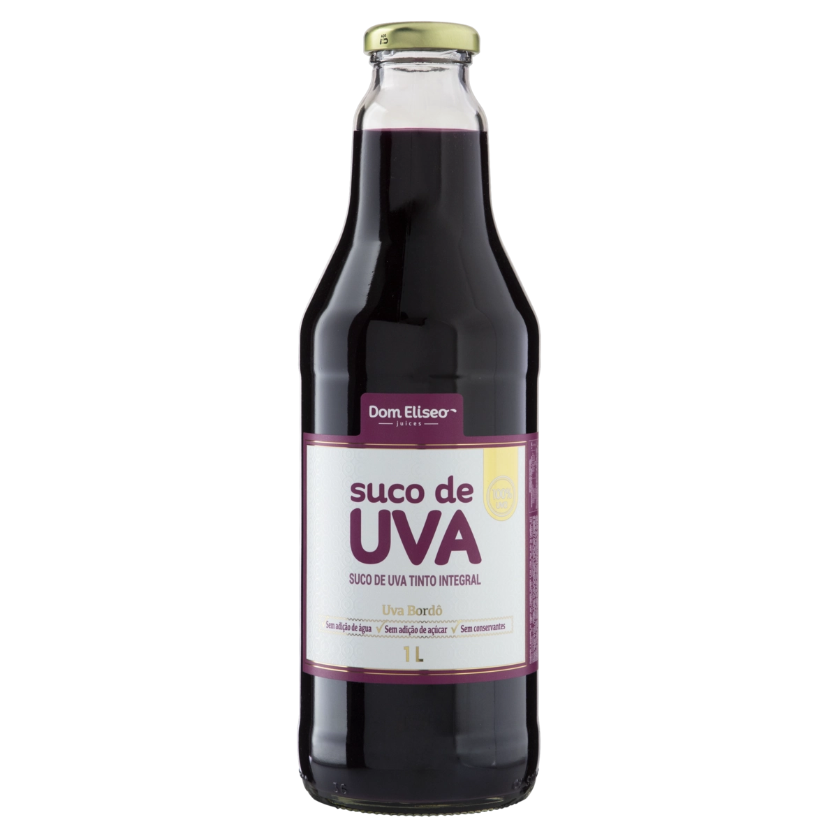 Suco Integral Uva Tinto Dom Eliseo Garrafa 1l