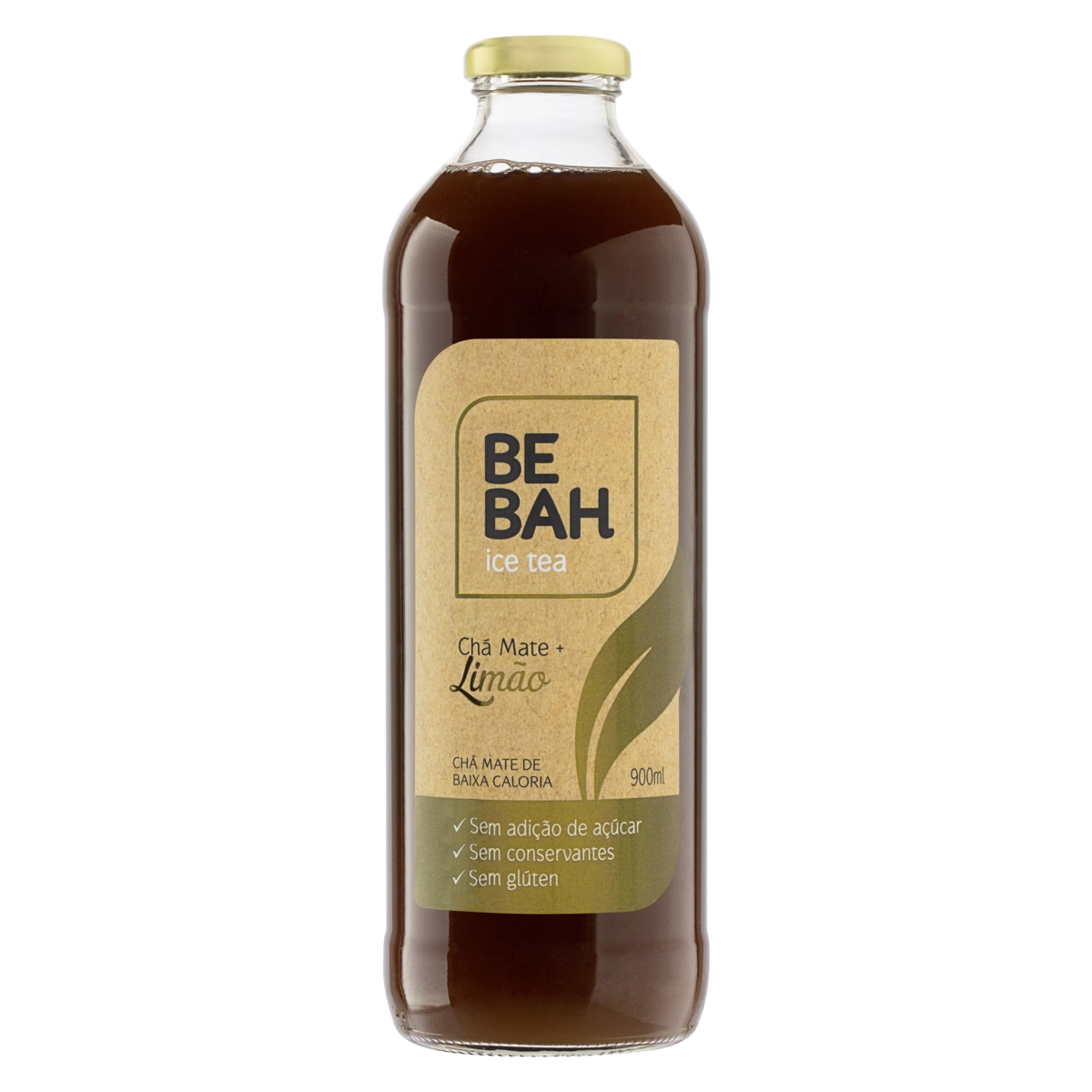 Chá Mate Ice Tea Limão Bebah Garrafa 900ml