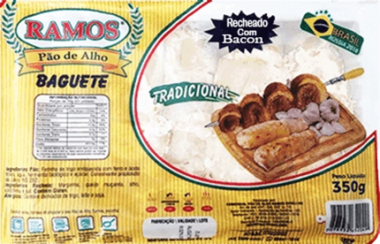 Pao Alho Ramos Baguete Trad 400g