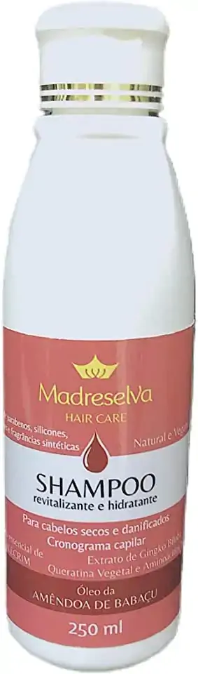 Shampoo Revitalizante E Hidratante De Babaçu 250ml Madreselva