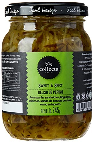 Relish De Pepino Collecta Brasil Vidro 245g