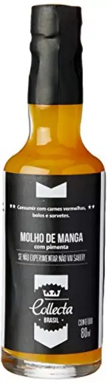 Molho Manga Com Pimenta Collecta Brasil Vidro 80ml