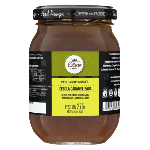 Cebola Caramelizada Collecta Brasil Vidro 135g