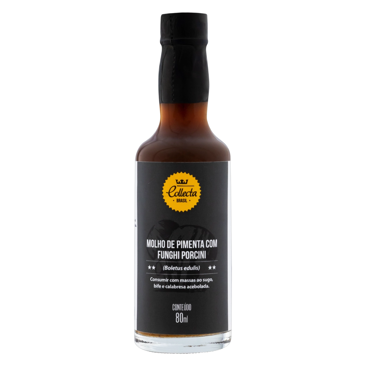Molho De Pimenta Com Funghi Porcini Collecta Brasil Vidro 80ml