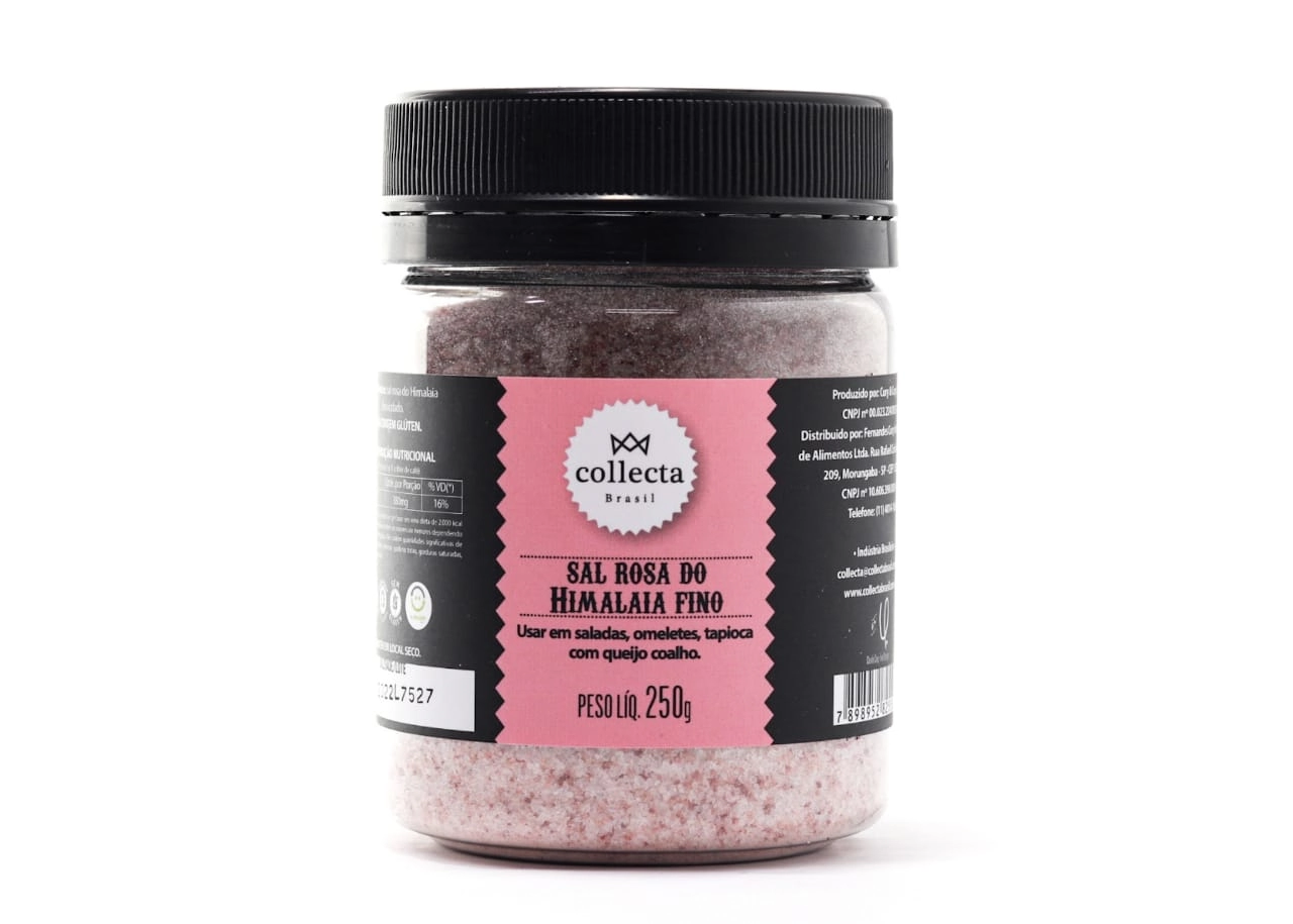 Sal Rosa Do Himalaia Fino Collecta Brasil Pote 250g