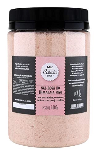 Sal Rosa Do Himalaia Fino Collecta Brasil Pote 1000g