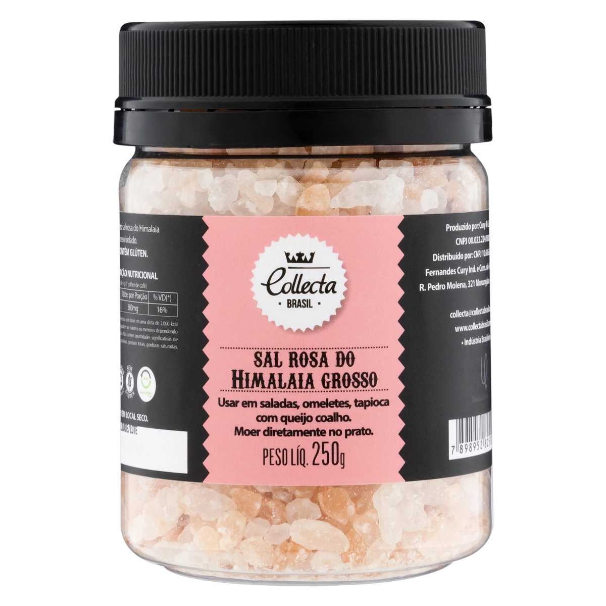 Sal Rosa Do Himalaia Grosso Collecta Brasil Pote 250g