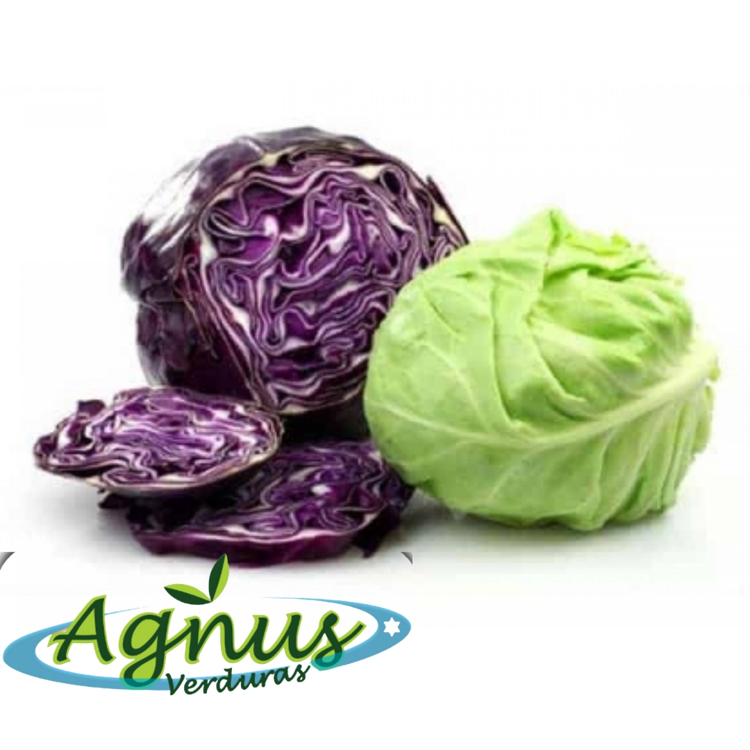 Repolho Verde E Roxo Higienizado Agnus Unidade