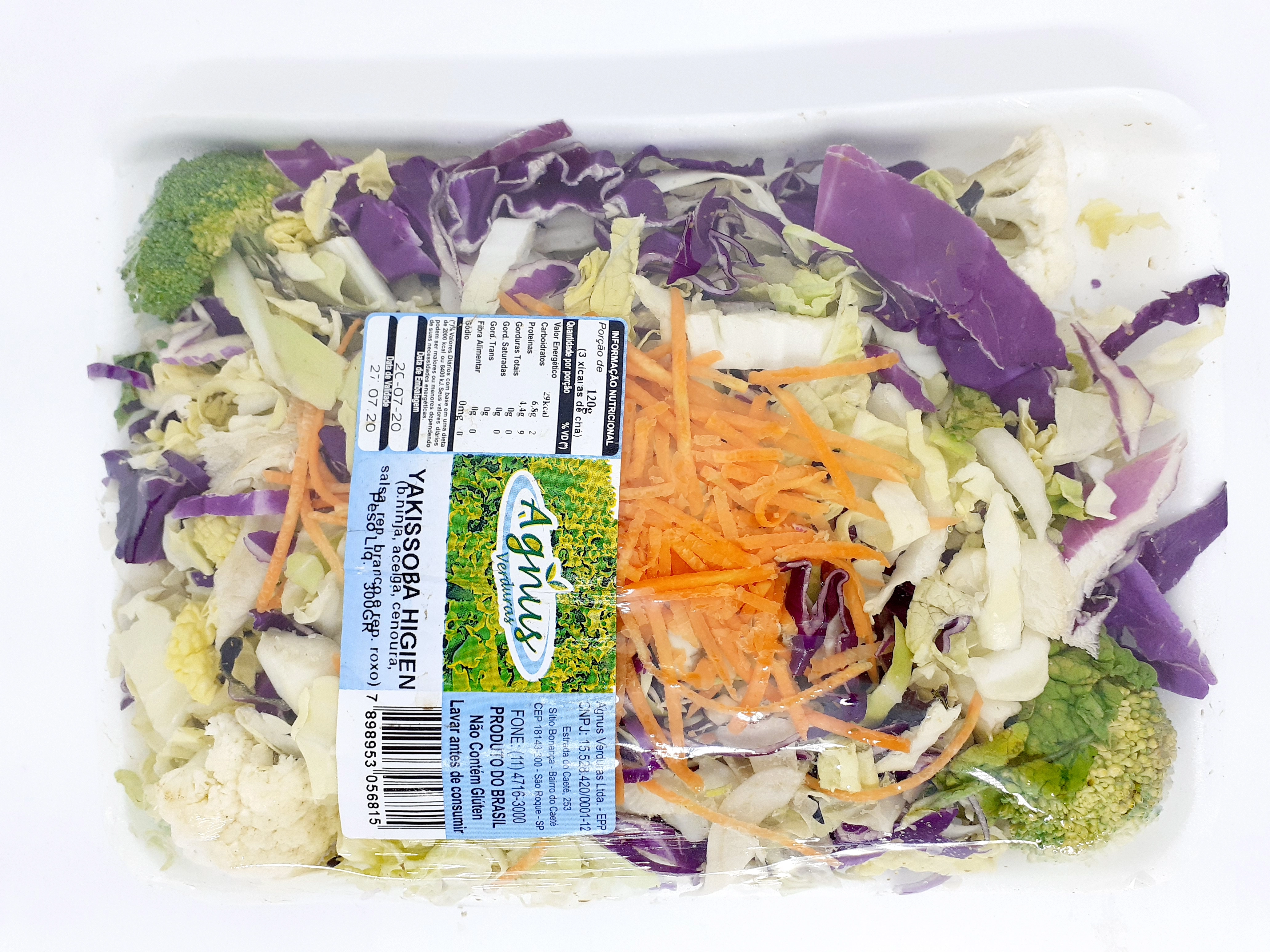 Yakissoba Higienizado Agnus Unidade